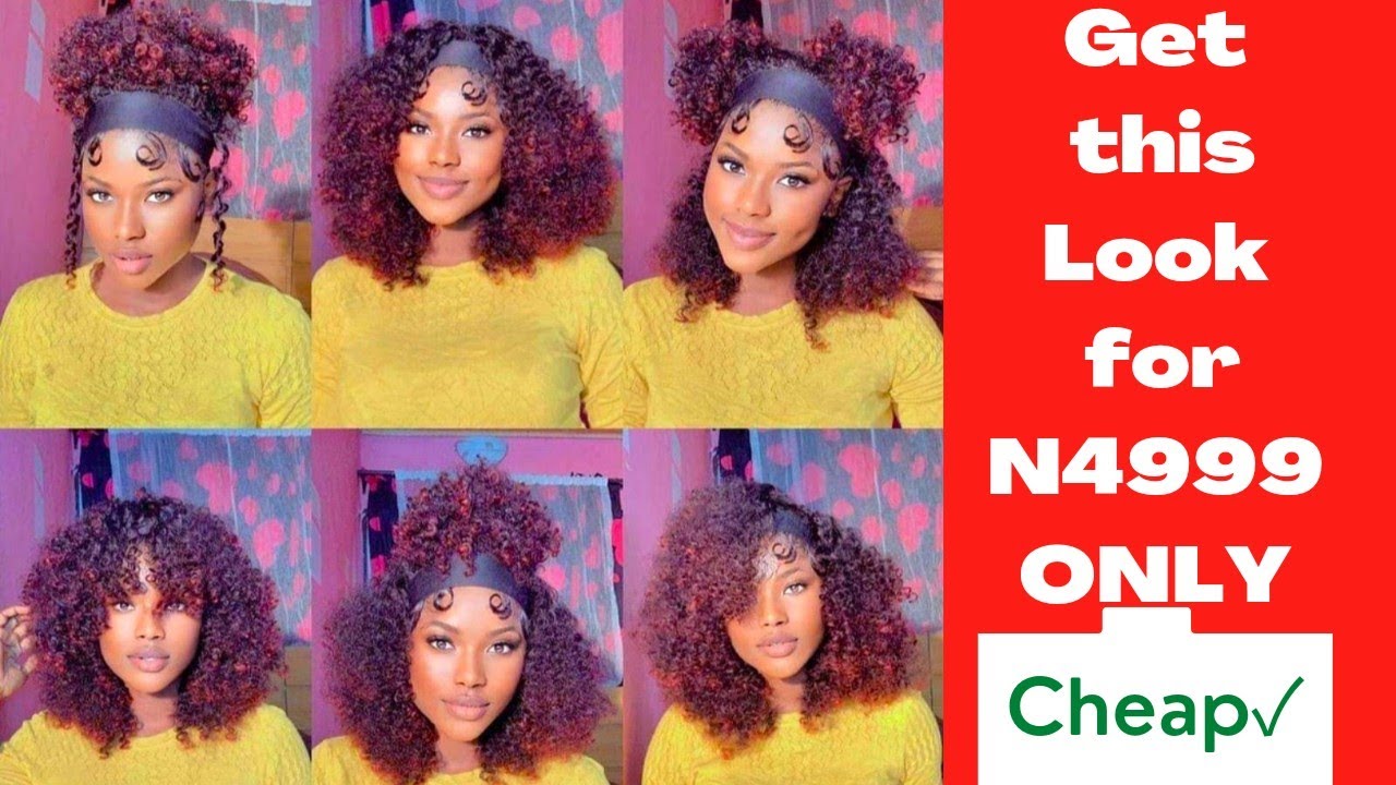 BEST Affordable 3 Packet Blend Hair for fringe wig| Band Wig Very ✨CHEAP✨ #packethair