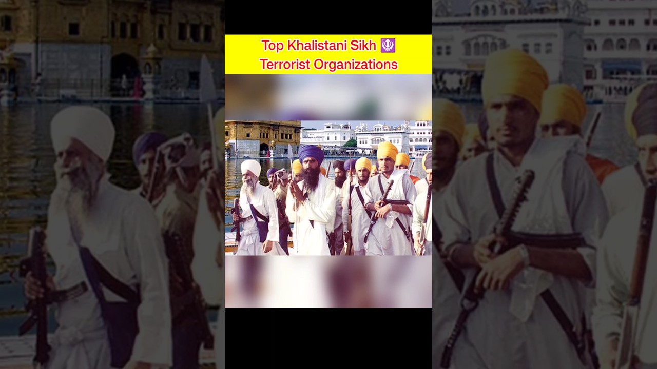 Top Khalistani Sikh 🪯 Terrorist Organizations 👿😲😲 #sikh #khalistan #india