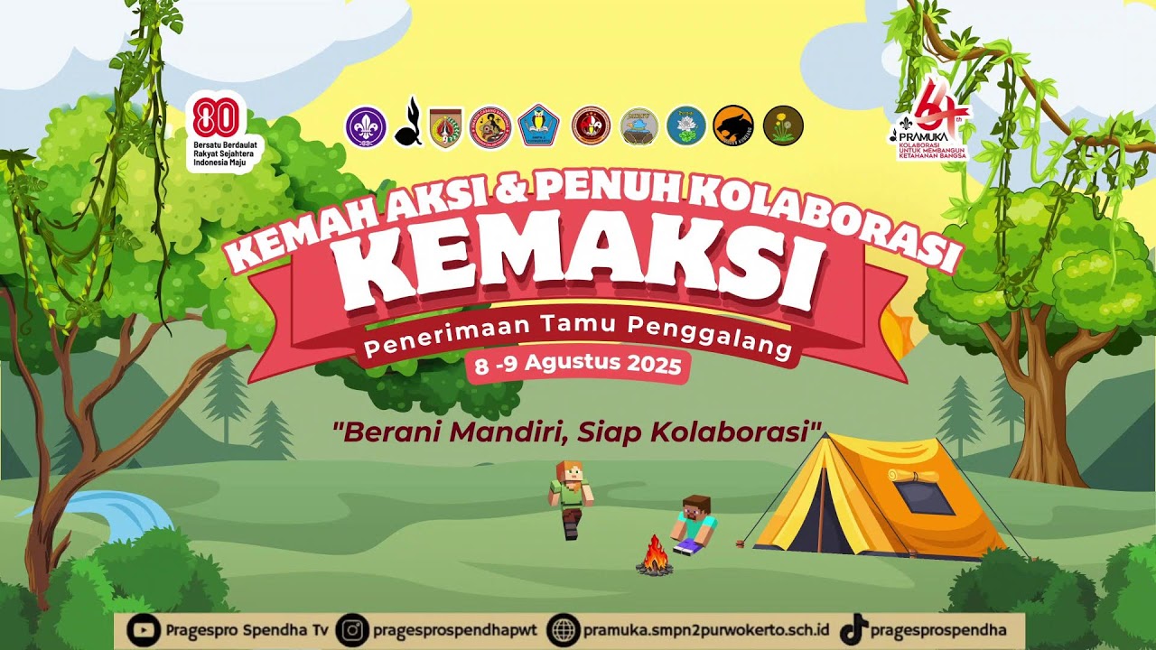 Pentas Seni & Api Unggun KEMAKSI | Kemah Aksi Penuh Kolaborasi Pangkalan SMP Negei 2 Purwokerto 2025