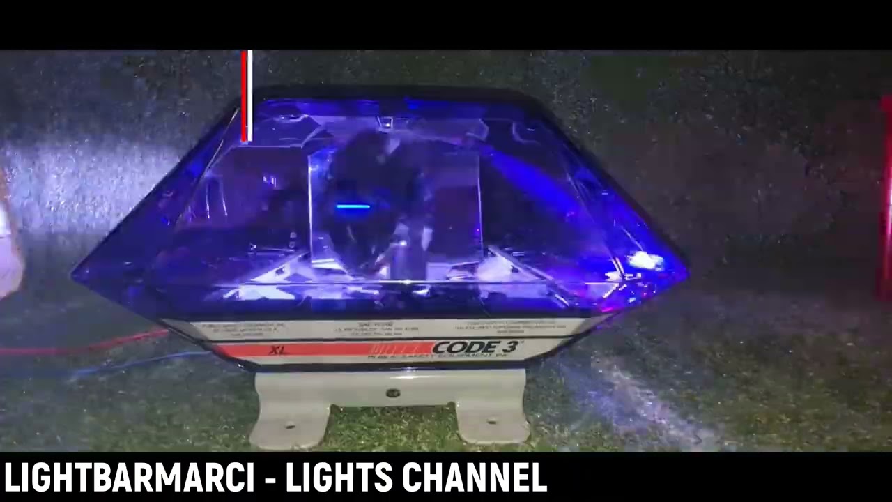 Code3 Force 4 XL 5100 CIE Blue NOS modell #code3 #minilightbar #lightbar #lightbarmarci #Dinblue