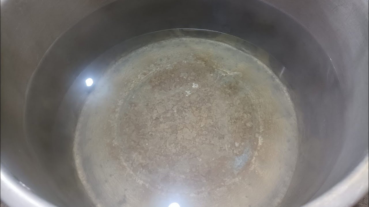 persiapan cetak bakso pake air panas