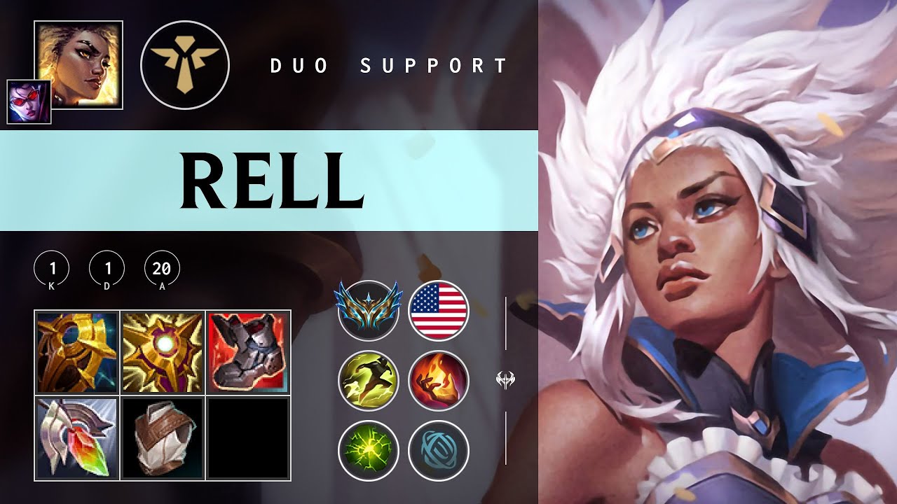 Rell Support vs Senna - NA Challenger Patch 25.24