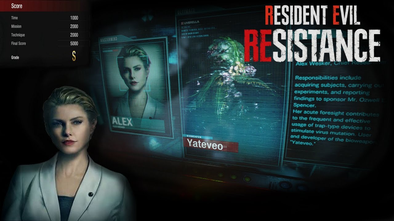 Resident Evil Resistance &mdash; Алекс Вескер (существа) &mdash; Прохождение на ранг &laquo;S&raquo; | Resident Evil 3