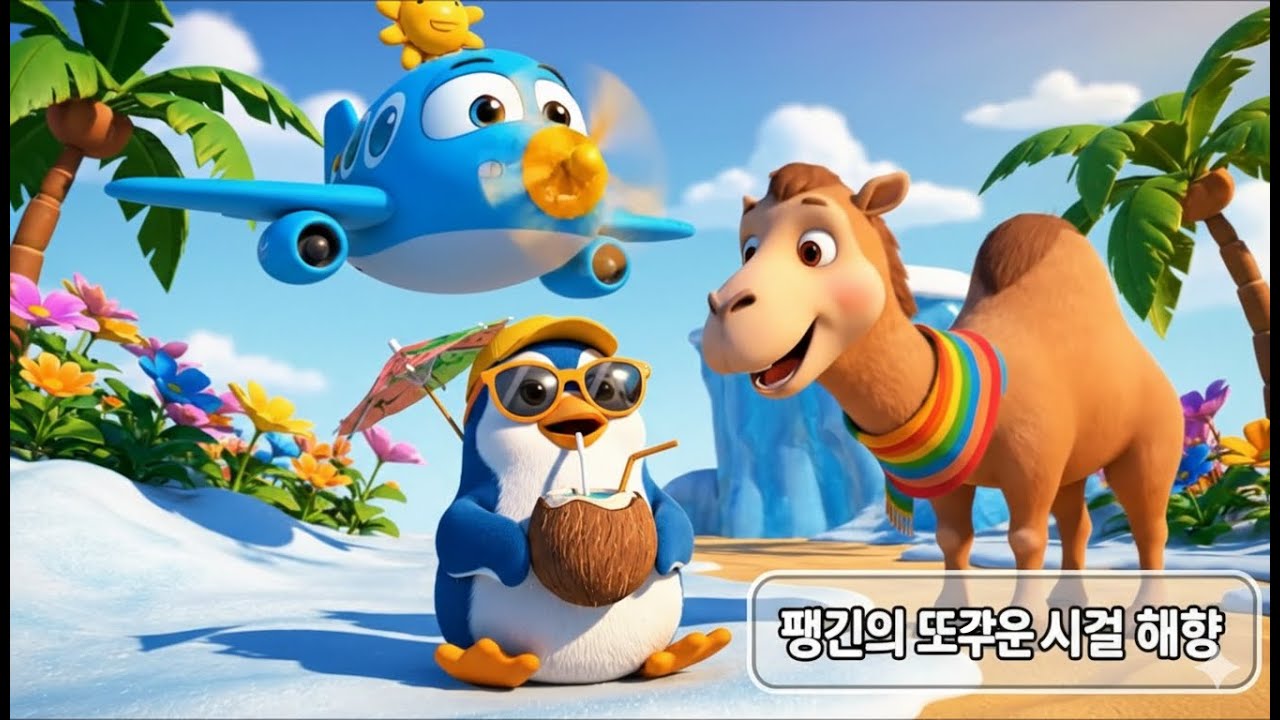 Korean | 🐧 펭귄의 더운 나라 여행 | Penguin’s Hot Country Trip |  Life story