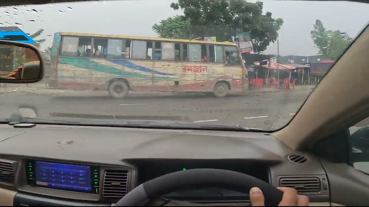 Nandipara Main Road to Mirpur Ciramic Road  - Dhaka Car POV