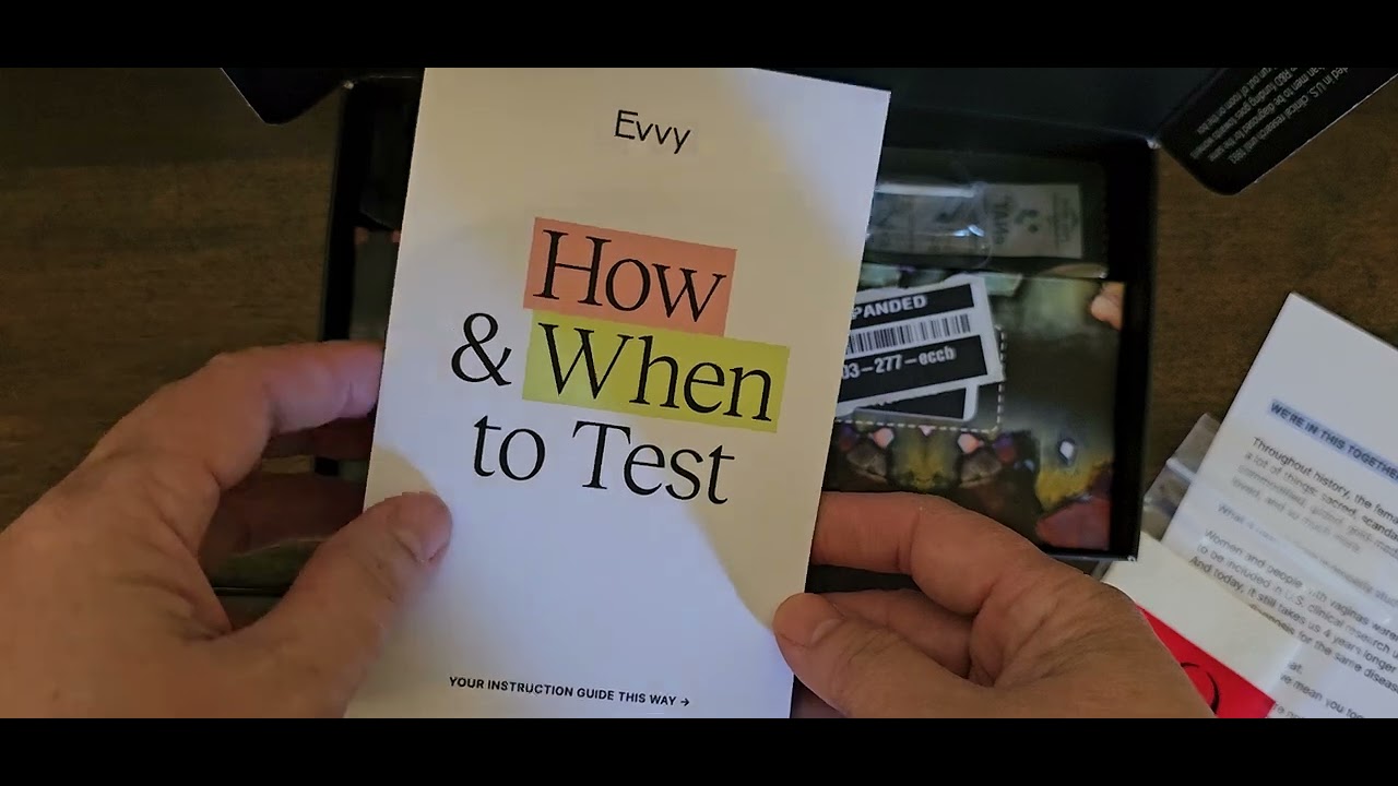 Unboxing Evvy test kit #evvy #testingkit #microbiome #vaginalhealth