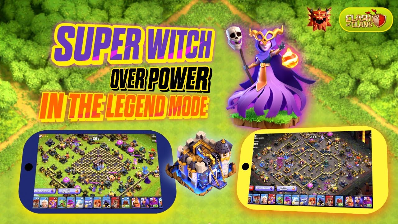 BEST ARMY LEGEND ATTACK WITH SUPER WITCH 😈