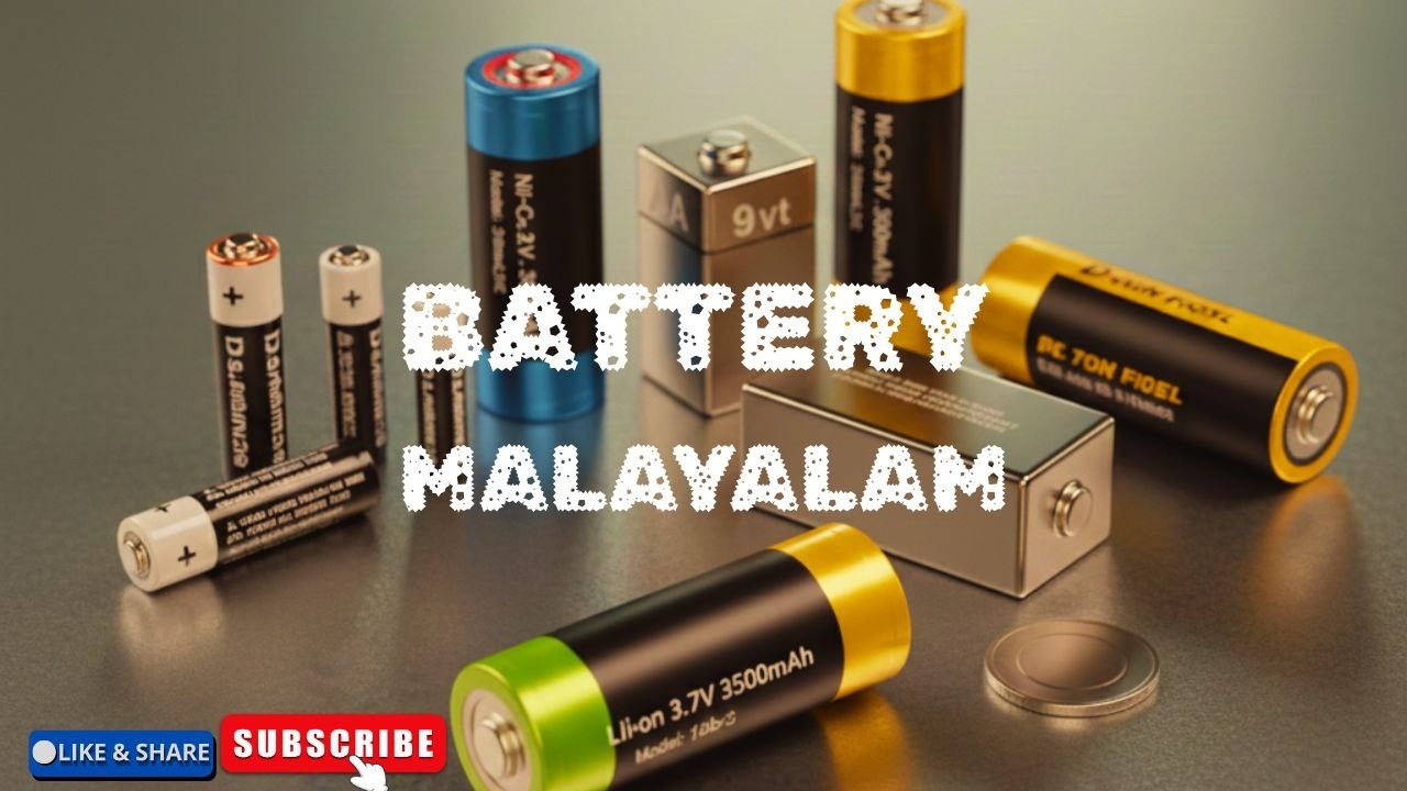 BATTERY -PRIMARY AND SECONDARY CELL|BATTERY |MALAYALAM|@NATHSELECTRICALACADEMY