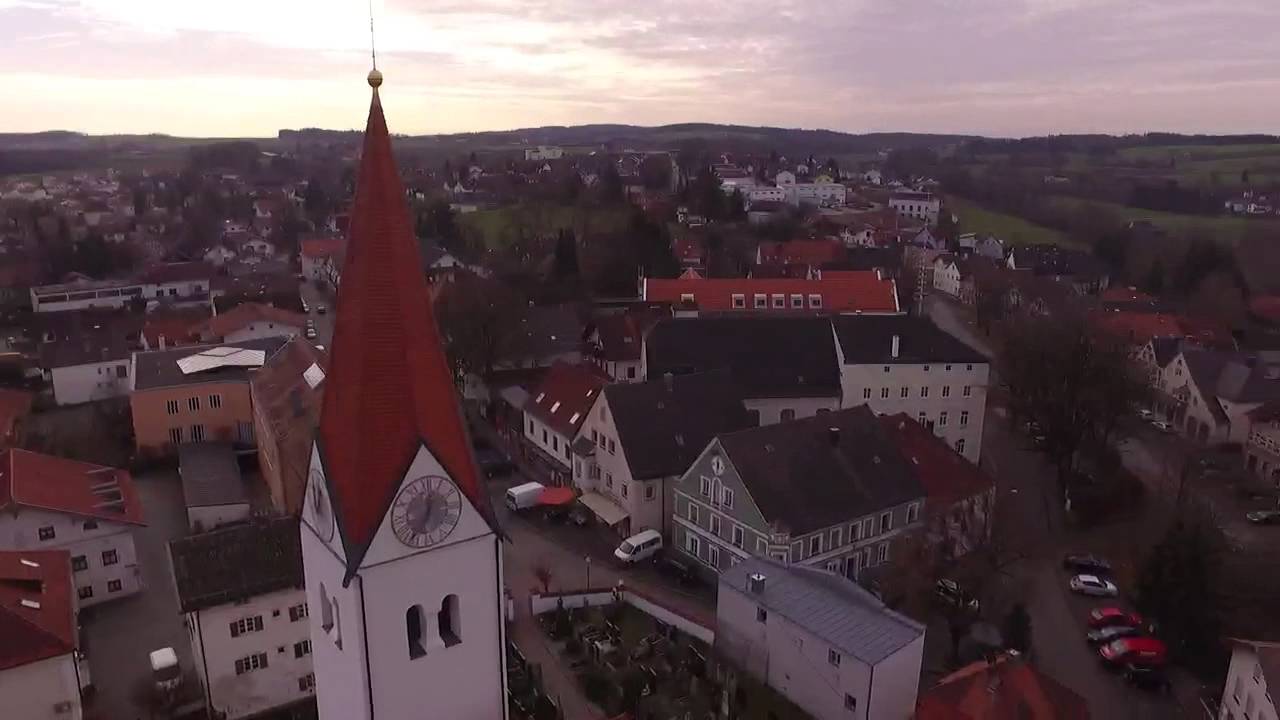 Gemeinde Markt Isen von oben