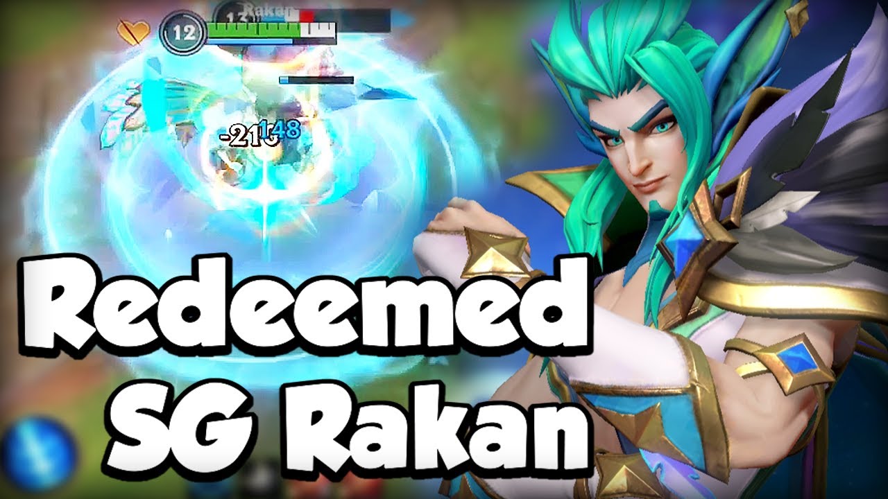 REDEEMED STAR GUARDIAN RAKAN GAMEPLAY - BUILD & RUNES - WILD RIFT