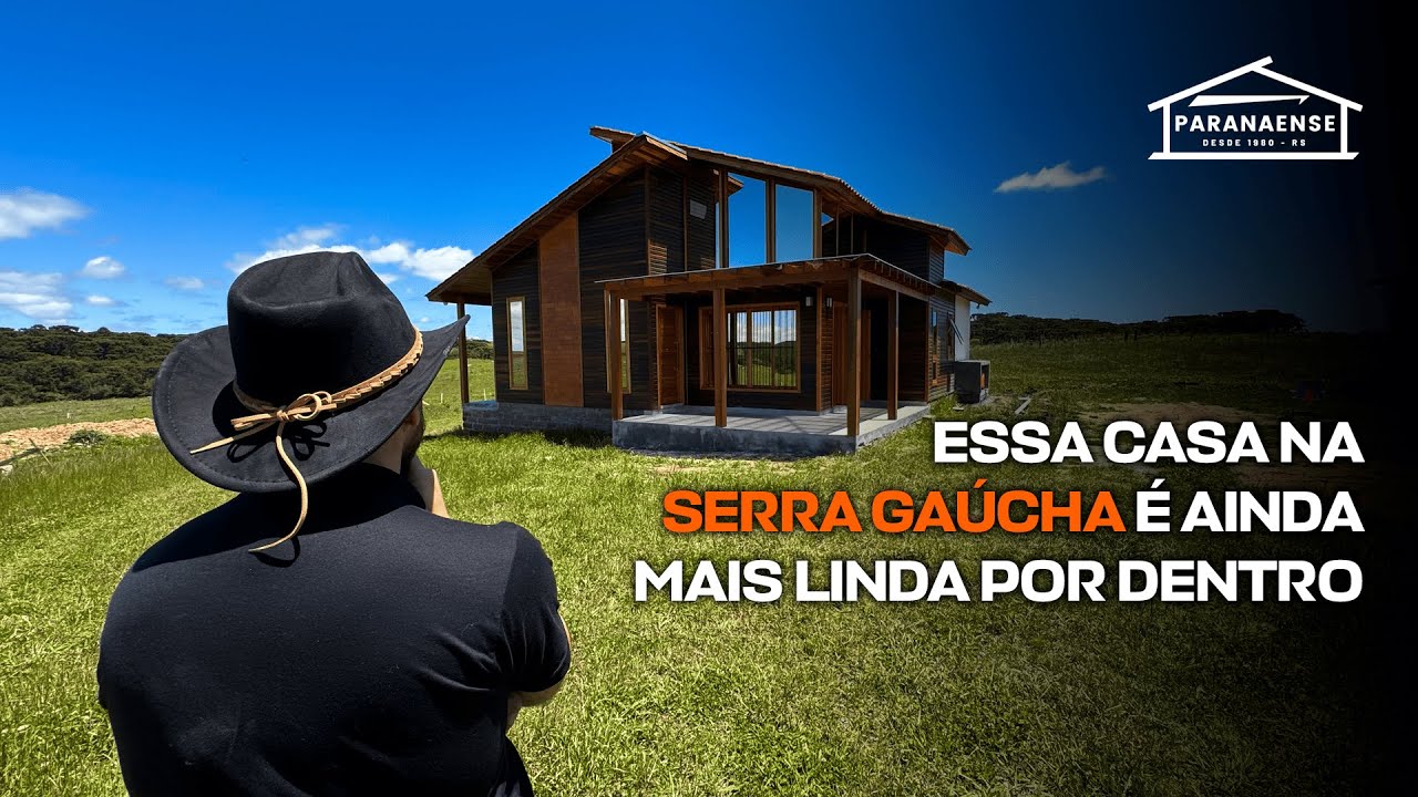 Casa de fazenda na Serra Gaúcha. 100m² em São Francisco de Paula.