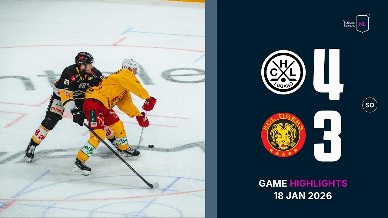 HC Lugano vs. SCL Tigers - Game Highlights