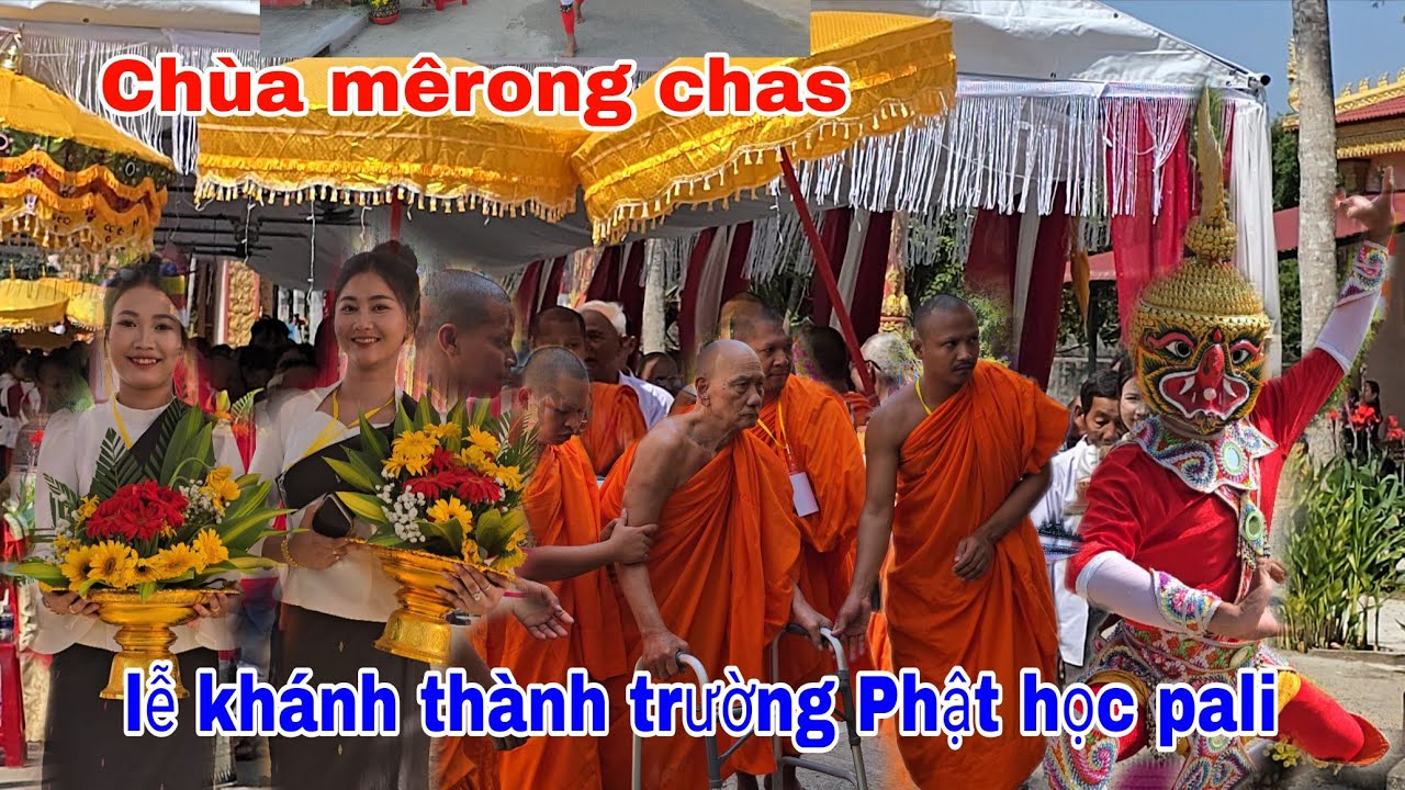 Chùa mêrong chas Vĩnh Long/lễ khánh thành trường Phật học pali và lễ húy kỵ các cố hòa thượng/STtv 