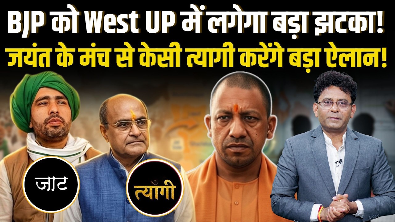 NDA में रहकर BJP को ही टेंशन दे रहे Jayant ? K.C. Tyagi की RLD में एंट्री की असली Inside Story!