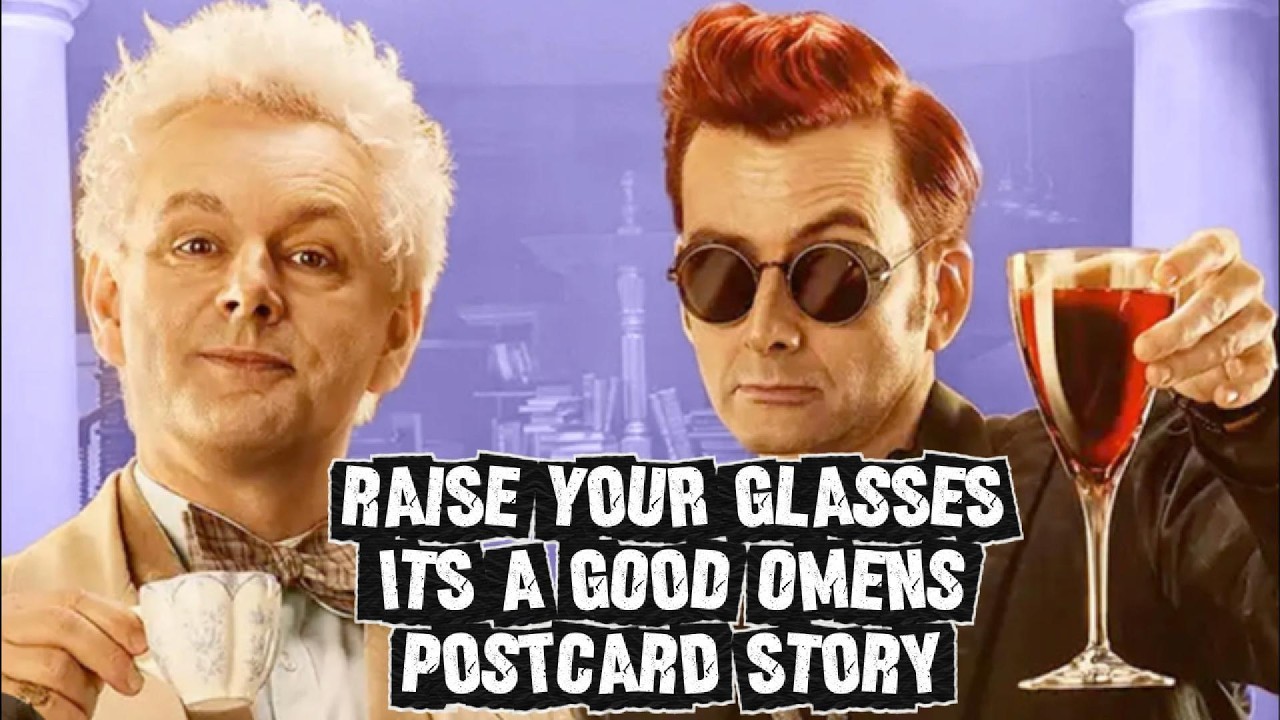 Mystery Unveiled: Postcards Found in Good Omens DVD #postcards #collectibles #unboxing #dvdunboxing