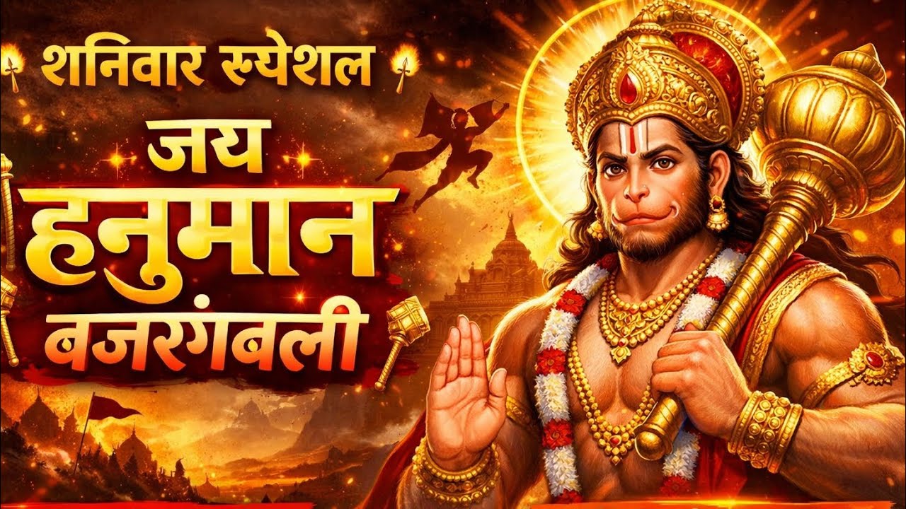 🚩 शनिवार स्पेशल | जय हनुमान बजरंगबली | संकट मोचन हनुमान भजन 2026 🙏 #vairalvideo #vairalbhajan 💯✅