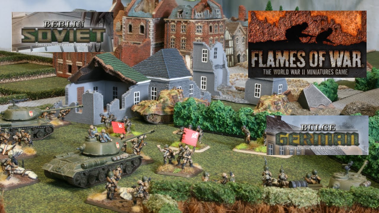 Flames of War Battle Report - Late IS2 Formations vs Volksgrenadiers