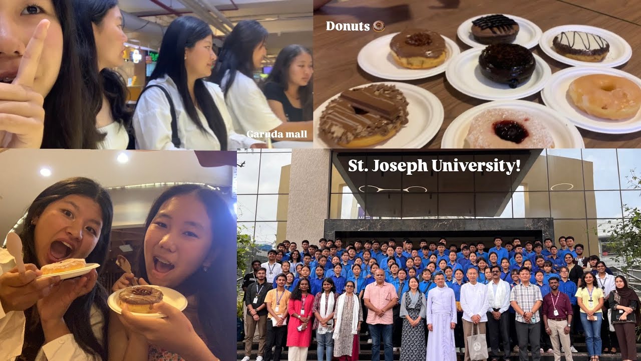 Part 3 of STS MUNDGOD college tour/ day2 in DLIHE , St. Joseph, food, dance in the bus, etc..