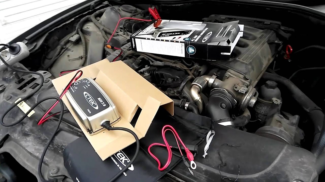 CTEK  MXS 7.0 зарядное устройство BMW 61 43 2163609 проверка на AGM 95Ah на BMW E65