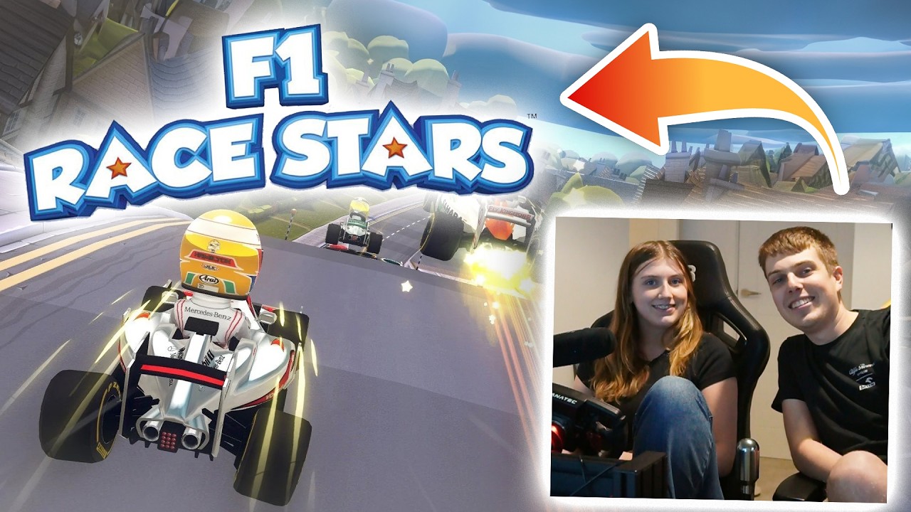 Моя девушка играет в лучшую игру про Формулу-1 (F1 Race Stars).