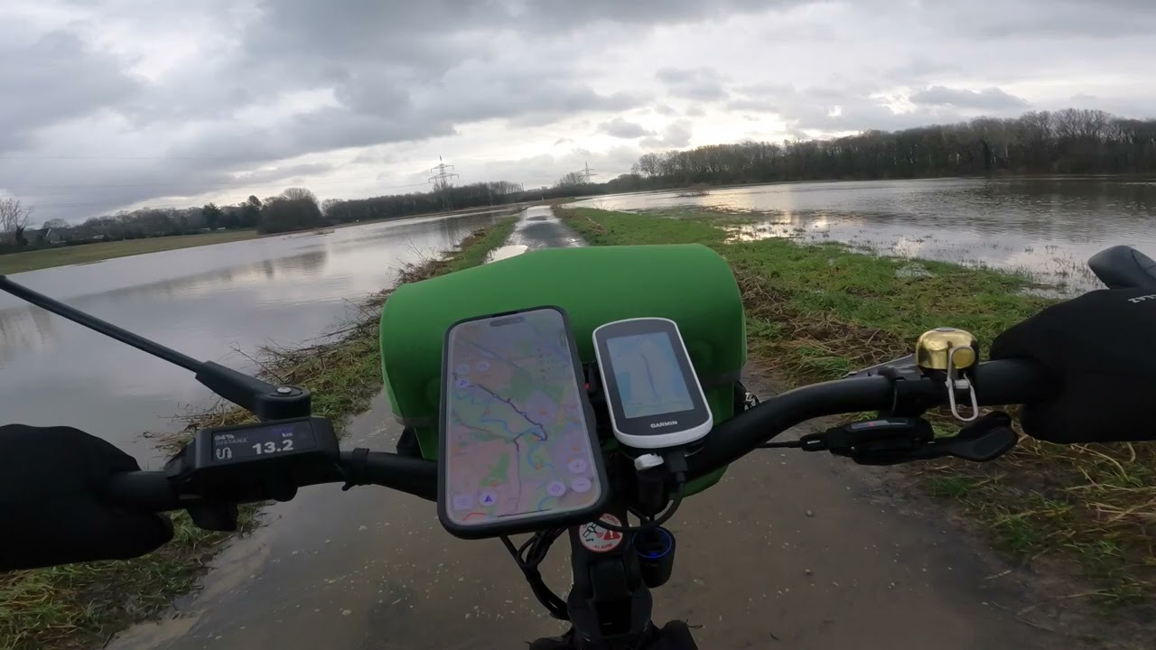 Hochwasser in Lünen Alstedde