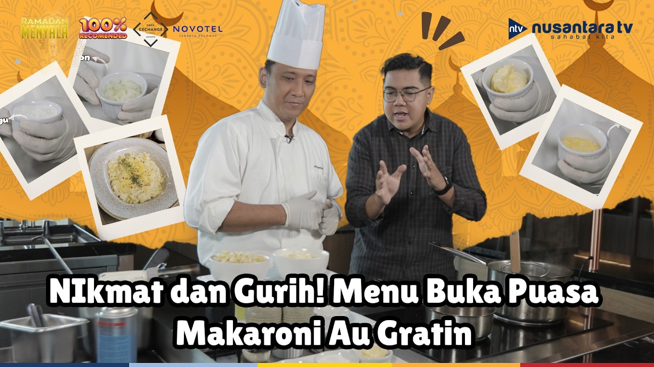 [LIVE] NIkmat dan Gurih! Menu Buka Puasa Makaroni Au Gratin | 100% RECOMENDED