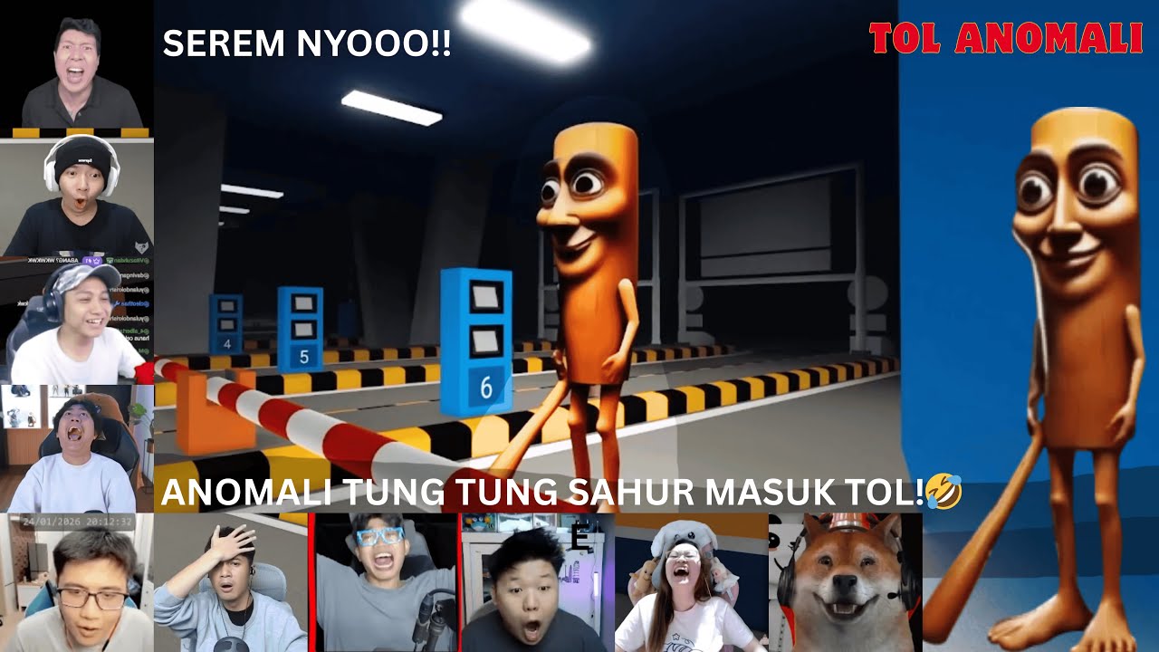 TUNG TUNG SAHUR MASUK TOL! 🤣 | SEREM NYOO | TOL ANOMALIES ROBLOX