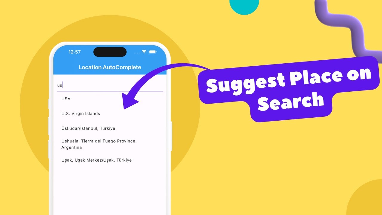 Location Search Autocomplete in Flutter || Flutter Google Places API