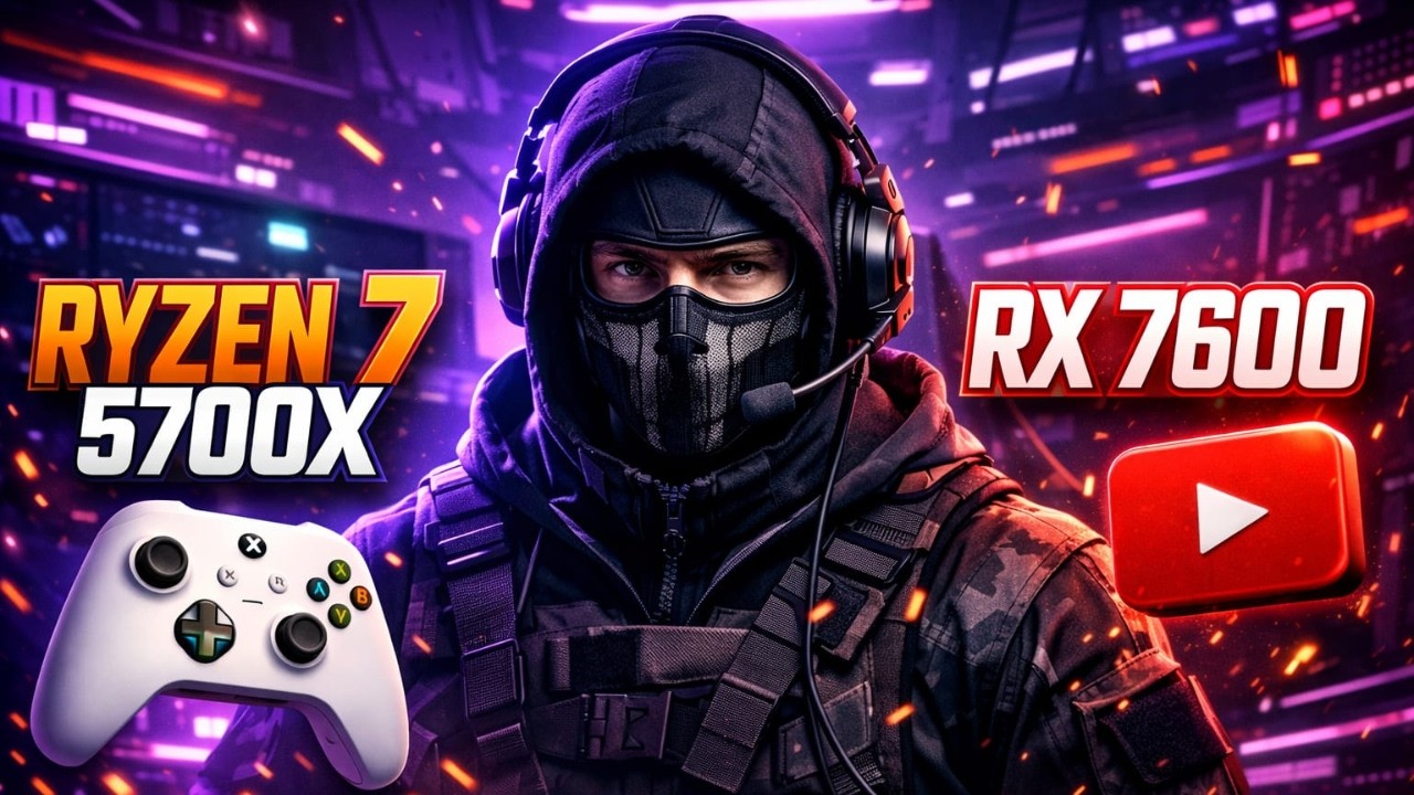🔴 WARZONE AO VIVO COM RYZEN 7 5700X e RX 7600 #TREINANDO🔥