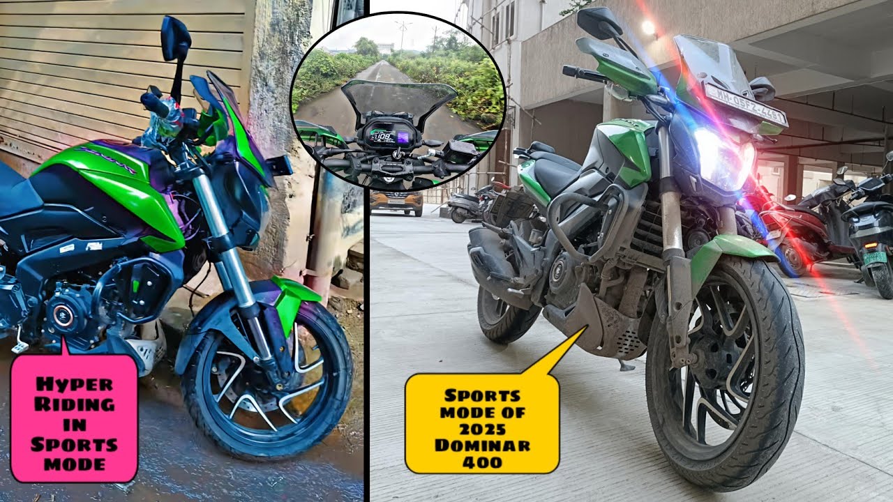 💥 Hyper Riding in Sports mode of 2025 Bajaj Dominar 400 💀 KTM Duke 390 Fail 🔥 0 - 120 in just 10 sec