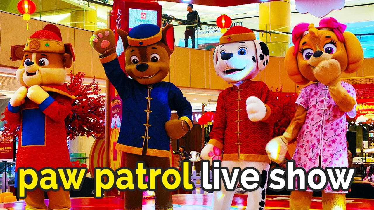 Paw Patrol Meet & Greet dan Live Show di Tunjungan Plaza 6 Surabaya