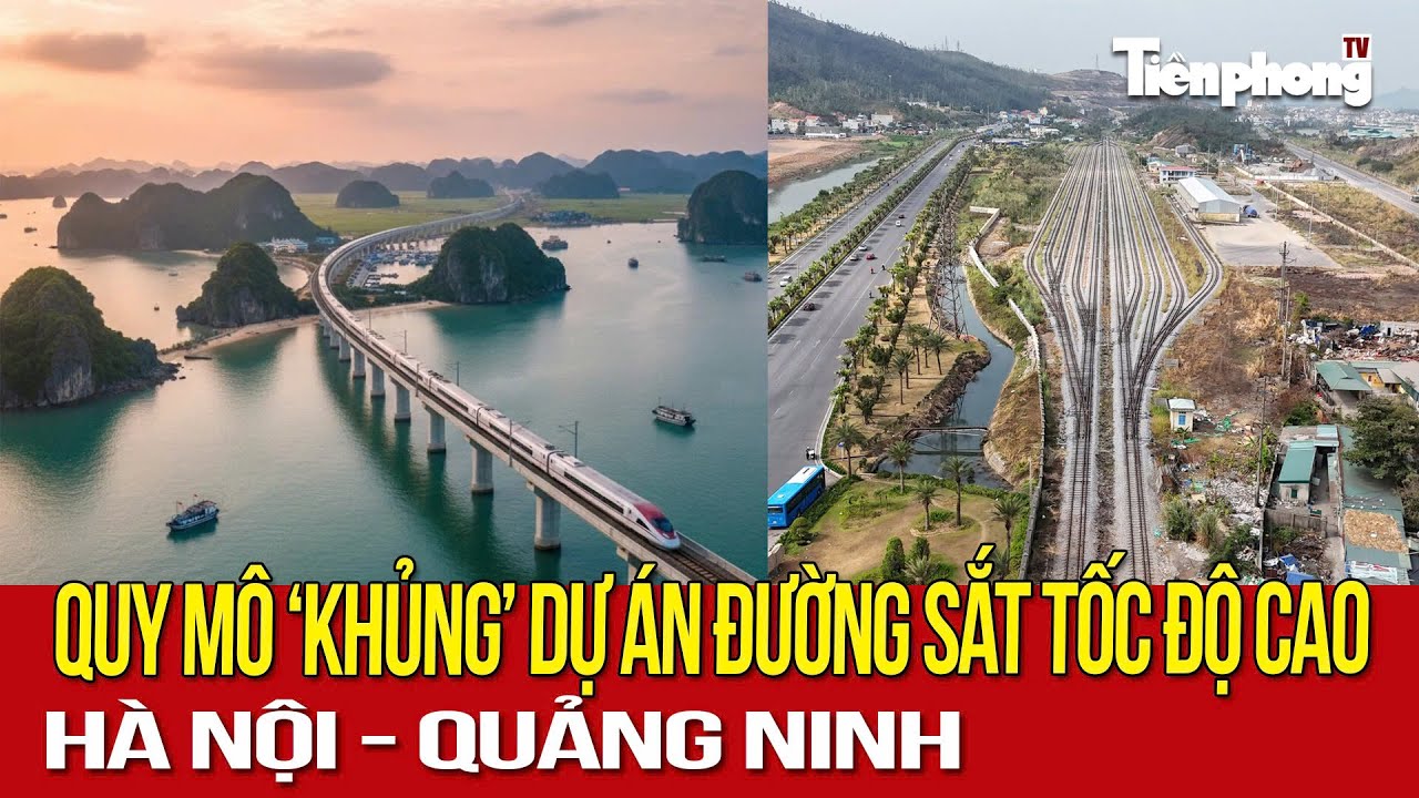 Quy mô ‘khủng’ dự án đường sắt tốc độ cao Hà Nội - Quảng Ninh