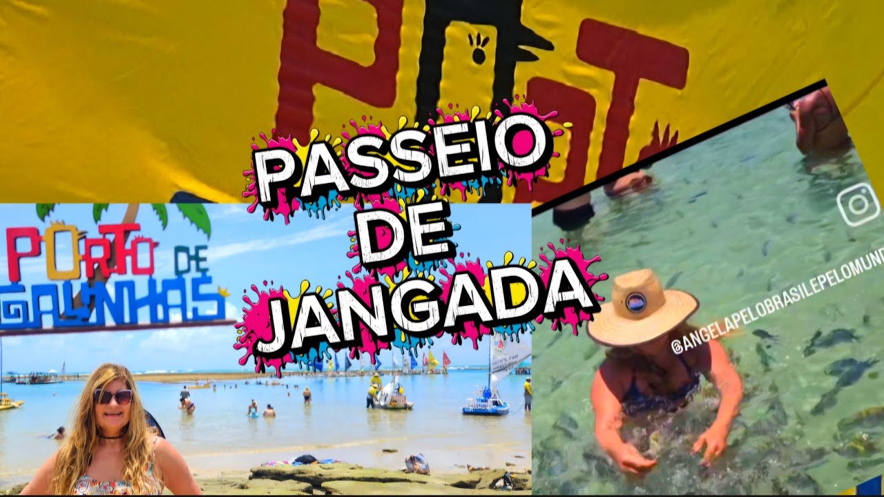 PASSEIO DE JANGADA PARA CONHECER AS FAMOSAS PISCINAS NATURAIS DE PORTO DE GALINHAS, PE