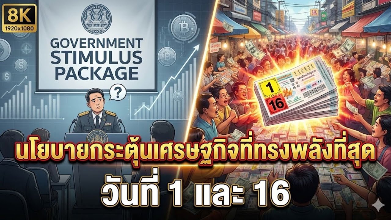 คุณรู้หรือไม่...นโยบายกระตุ้นเศรษฐกิจของไทยไม่ได้มาจากรัฐบาลแต่มาจาก'วันที่ 1 และ 16'ของทุกเดือน?