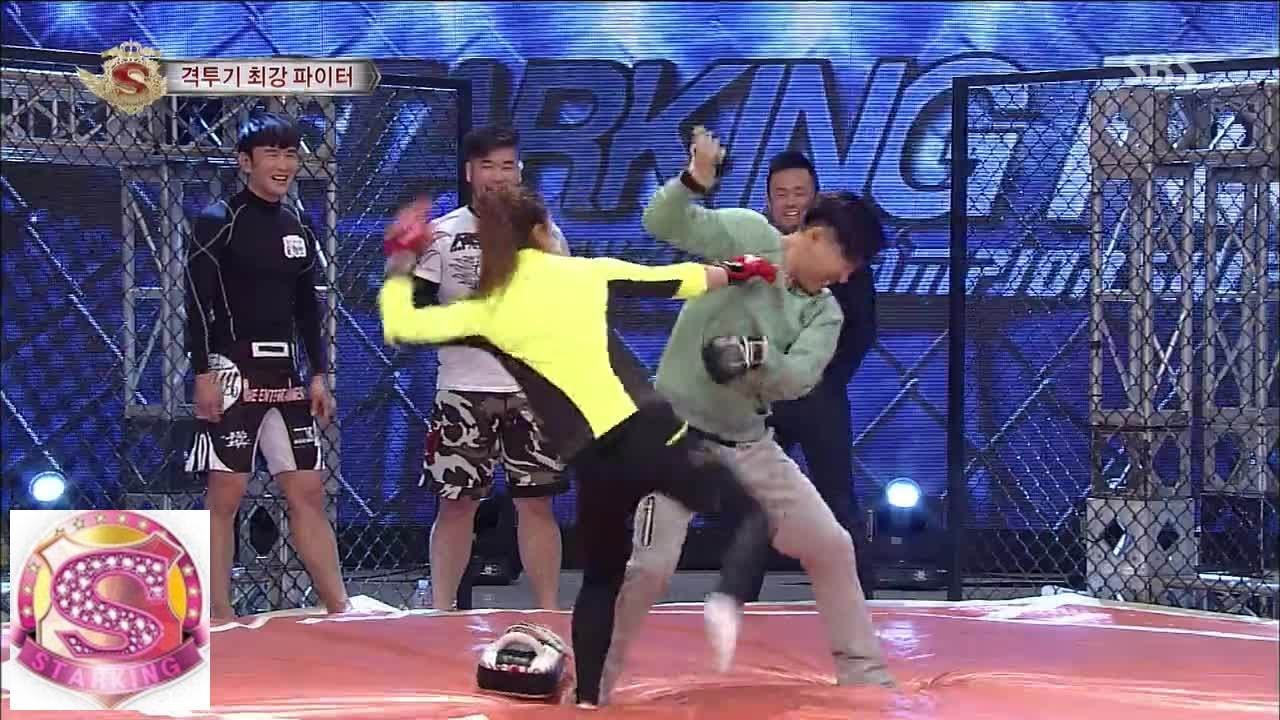 송가연-김종민 한판 대결 펼처 @놀라운 대회 스타킹 140322