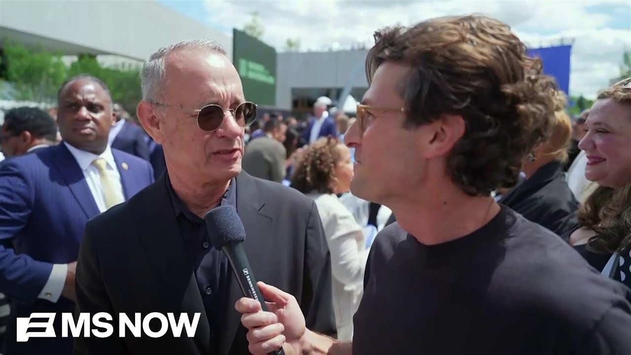 Tom Hanks tells MS NOW: 'This is about the work that continues every single day'