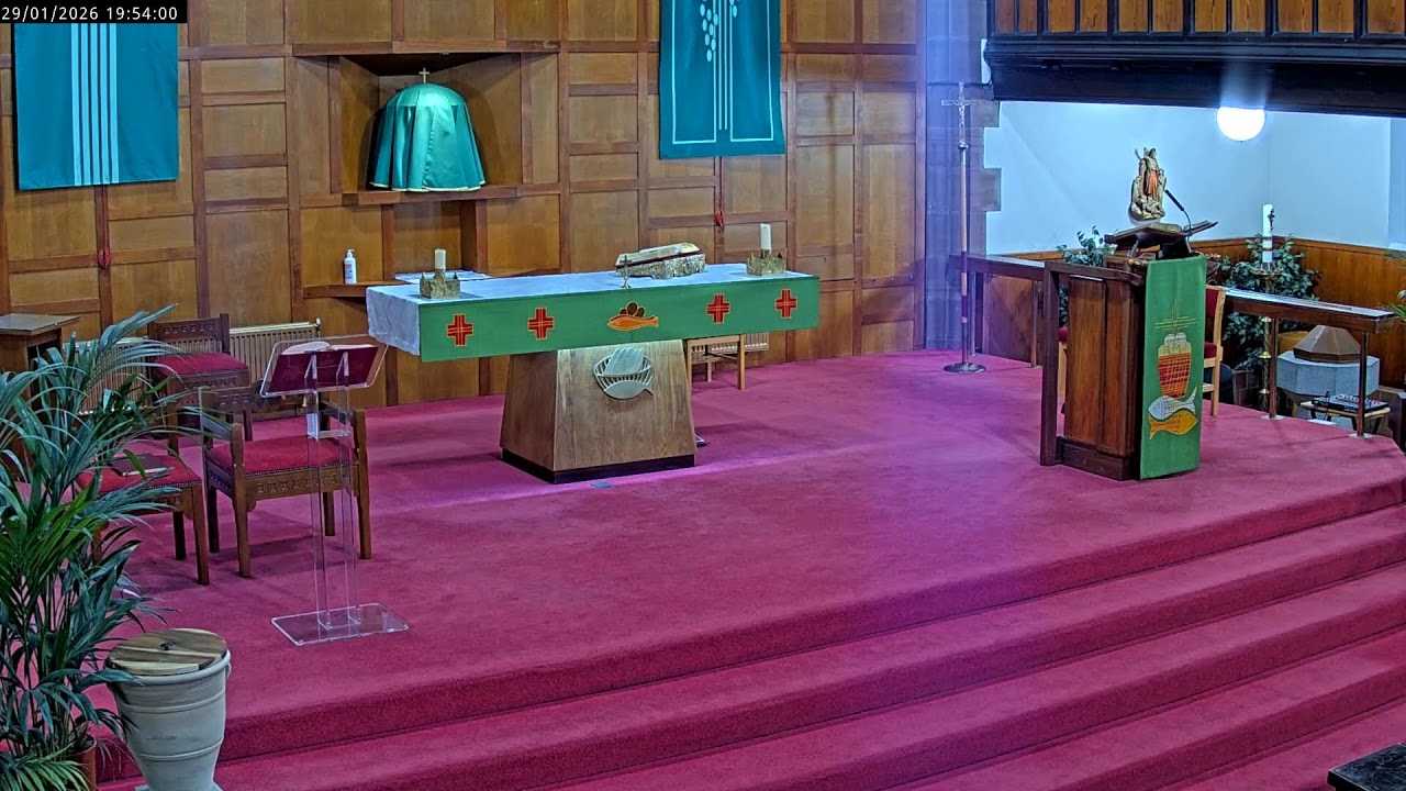 Mass at Saint Helen's, Langside,  29.1.2026, 18:50