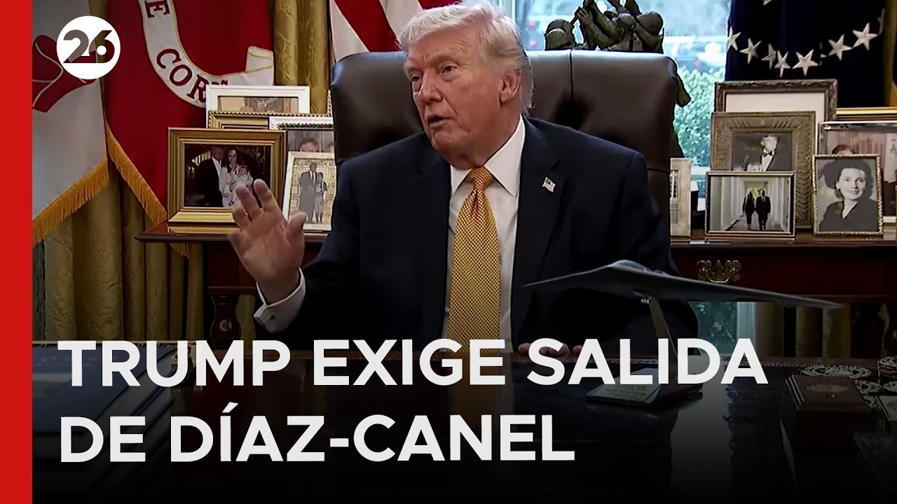 🇨🇺 EEUU exige la salida de Miguel Díaz-Canel en Cuba