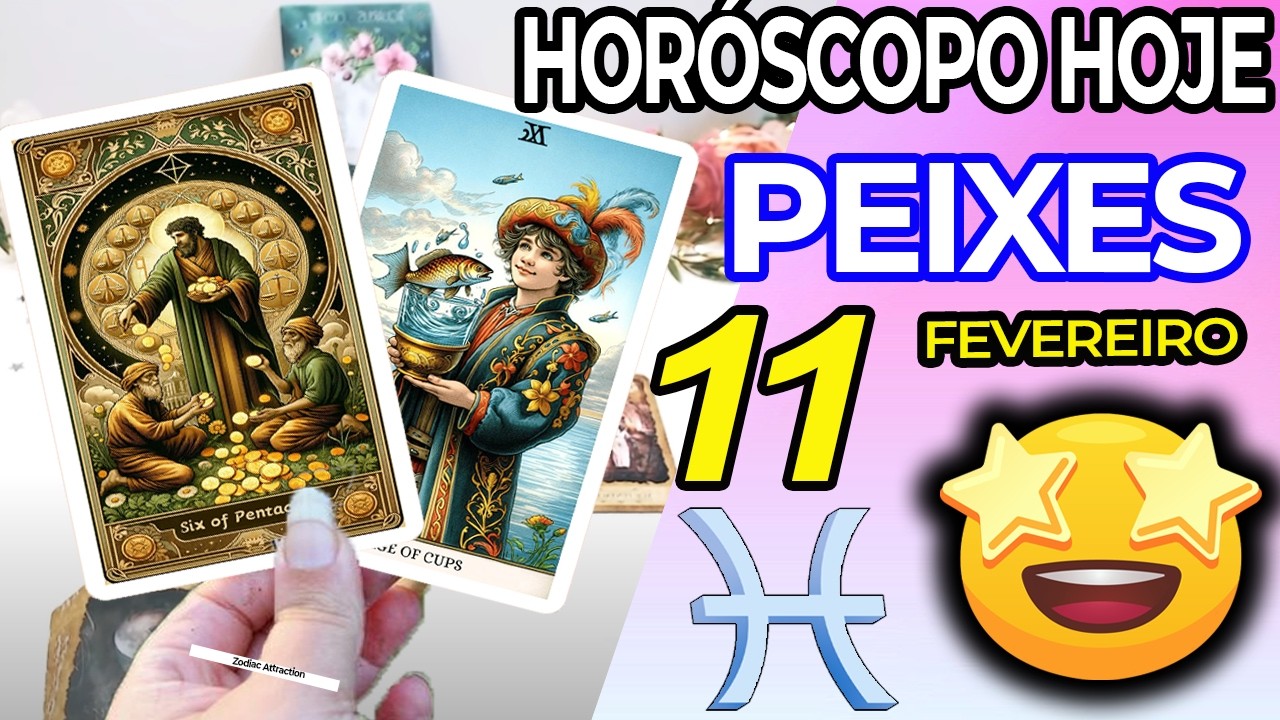 UM MILAGRE ACONTECE NA SUA VIDA😍 Peixes ♓ 11 Fevereiro 2026 | Horoscopo do dia de hoje ♓ Tarot