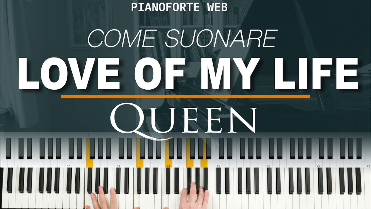Love of My Life (Queen) - Tutorial Pianoforte