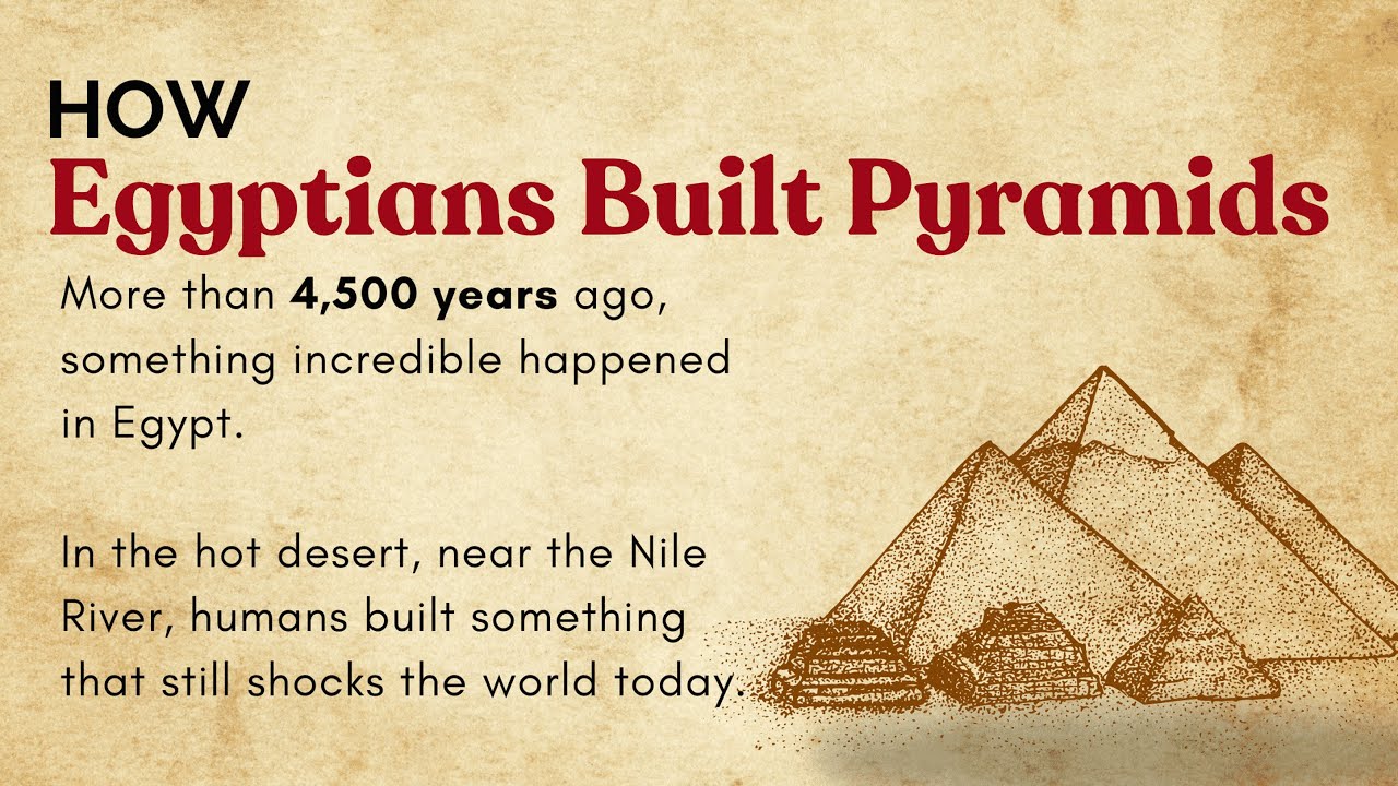 How Did Ancient Egyptians Build the Pyramids? | True Story
