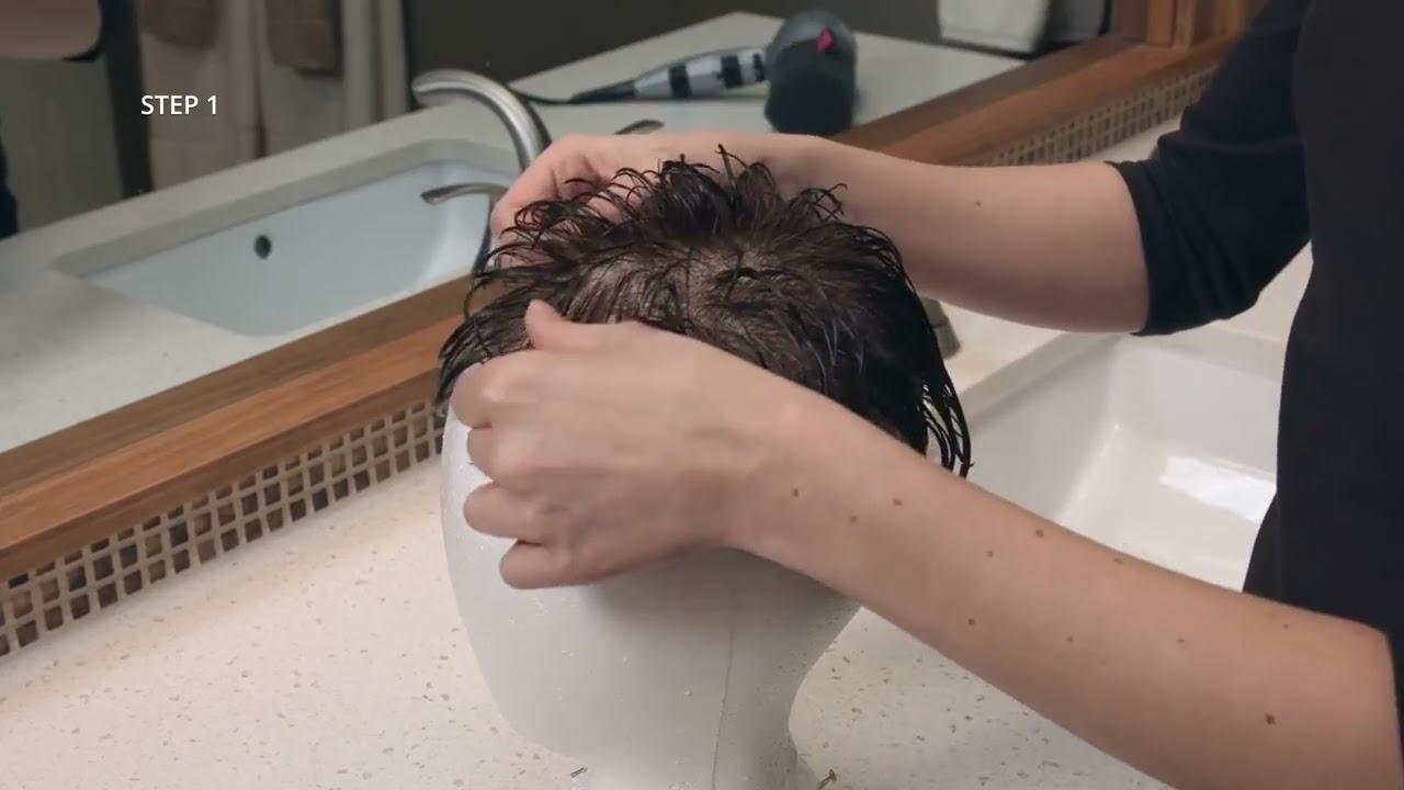 Blow Drying Your Short Hair System