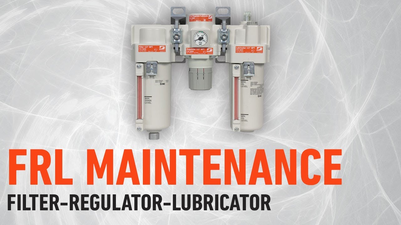 FRL maintenance, Filter-Regulator-Lubricator for Air Tools