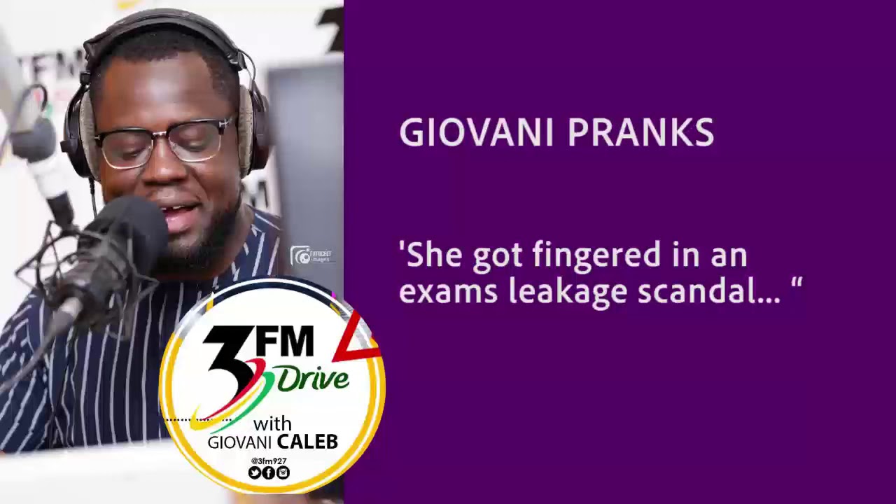 Lecturer pranks girl with GIOVANI CALEB Ghana’s finest prankster
