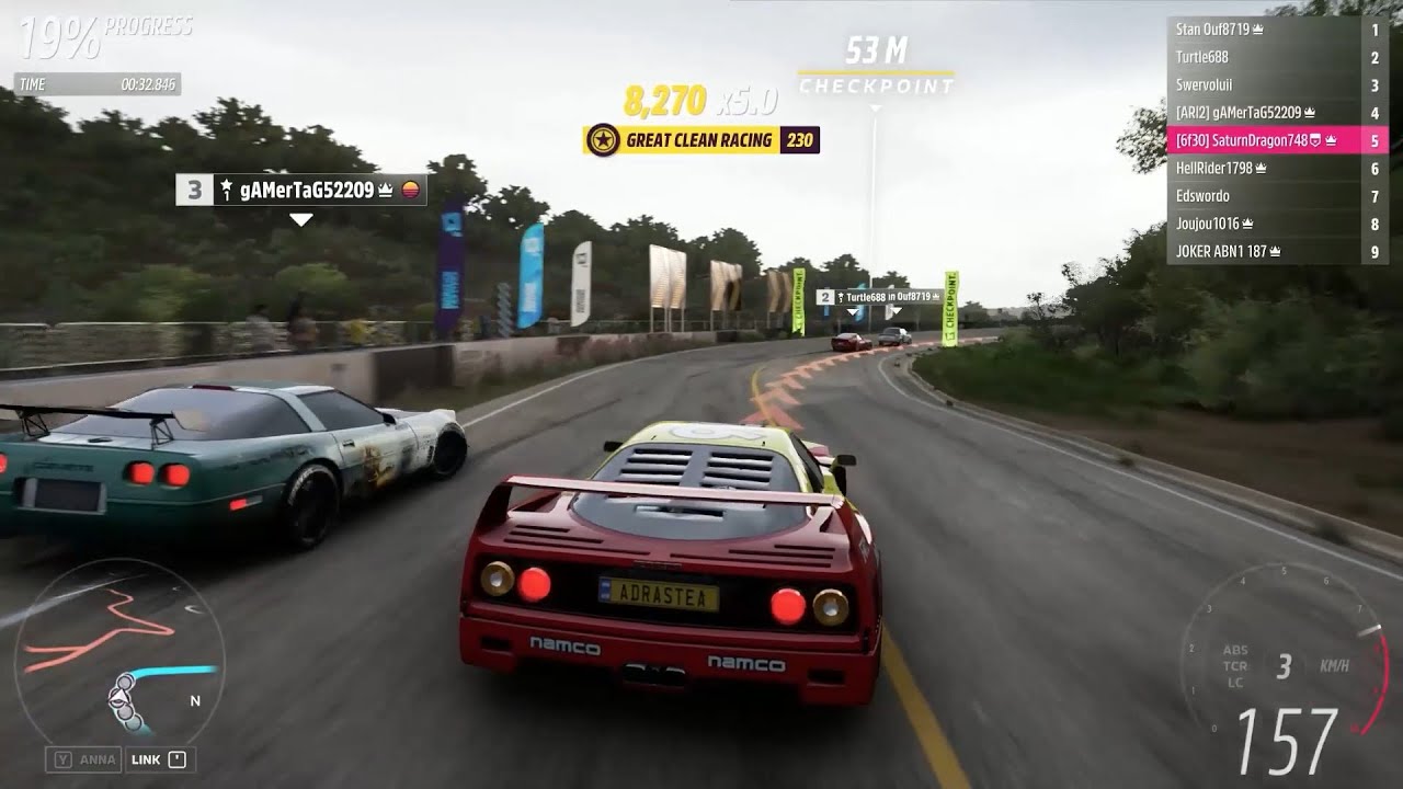 Ferrari F40 showing everyone how it's done in A-class | Forza Horizon 5 Multiplayer