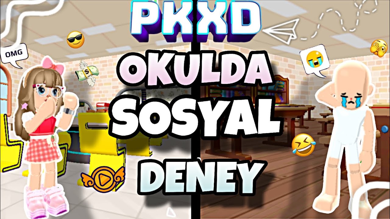 PKXD Okulda Sosyal Deney! 😱 || Dış Görünüş Deneyi??