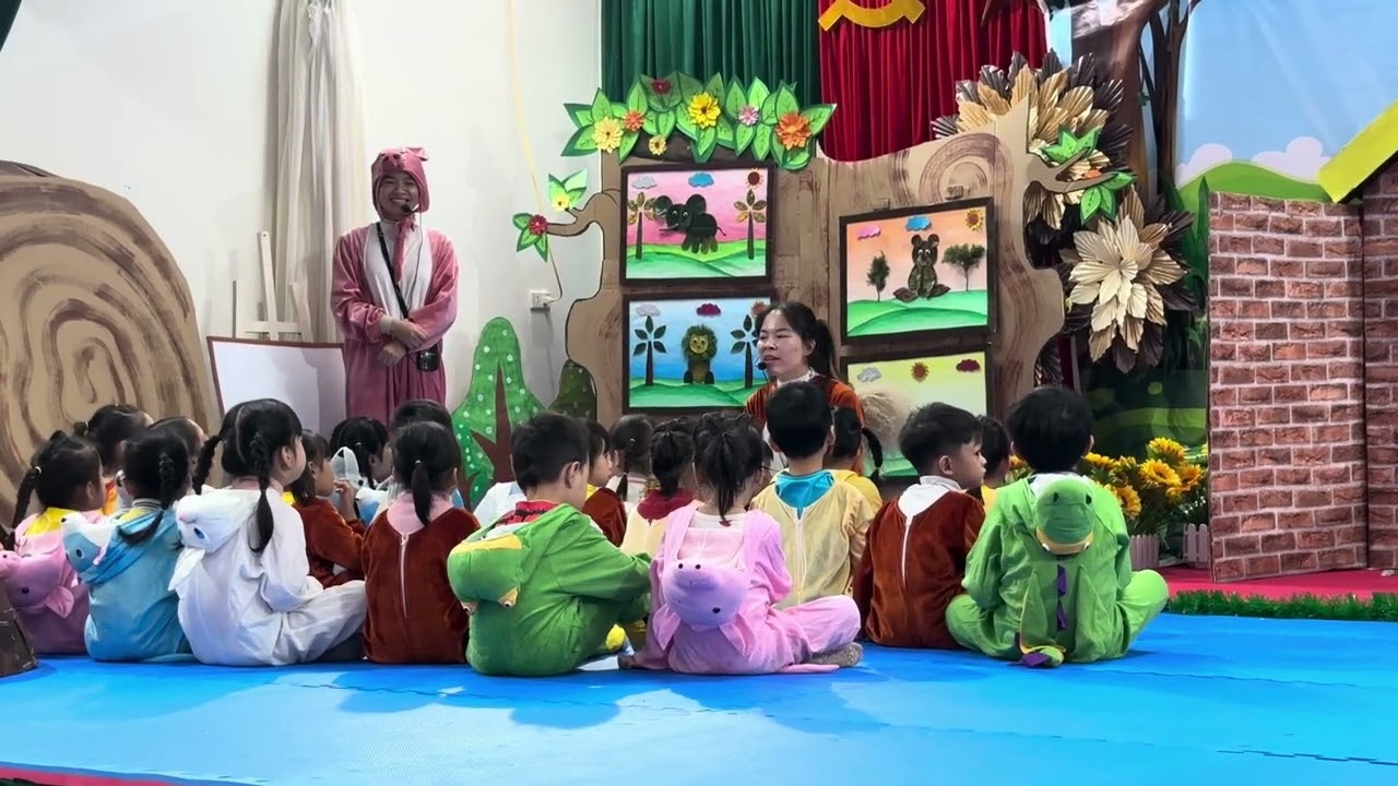 Xuất sắc Hội thi Giáo viên giỏi:   Tạo hình các con vật từ lá cây 5 -6 tuổi