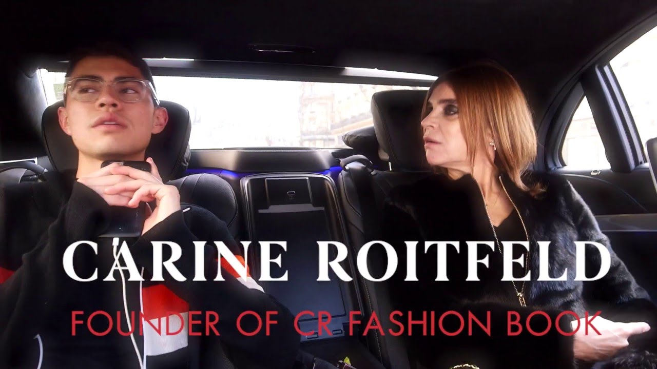Follow Carine Roitfeld at the #LVMHPrize showroom
