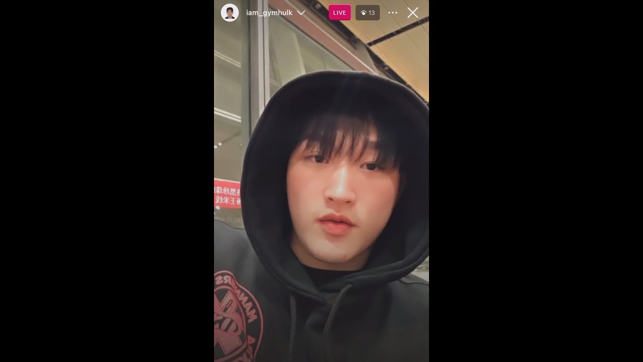#250209 #헐크 #인스타라방 4K : 중국에서 귀국행 비행기 타기 전 라방 🇨🇳▶️🇰🇷(#Hulk #iglive 💚)