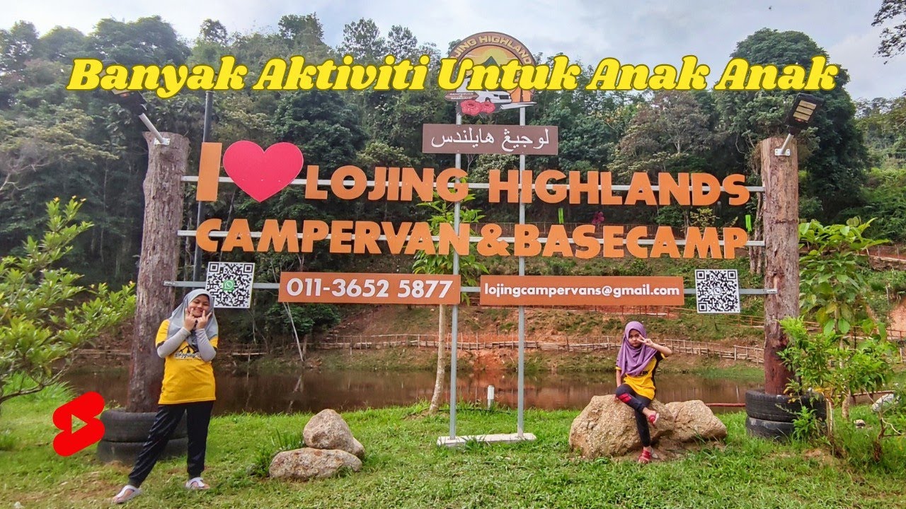 Lojing Highland Campervan & Basecamp memang sesuai untuk family camping.